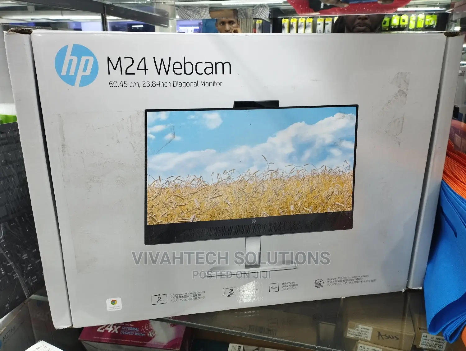 HP M24 Webcam 24" Monitor, HP M24 Webcam 24" Monitor