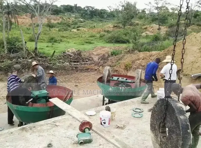 Wet Pan Mill 1200B With 7.5KW Motor