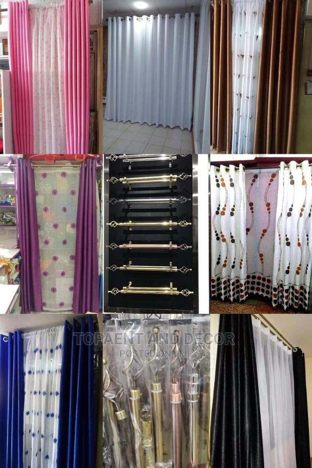 Curtain Rods and Curtains
