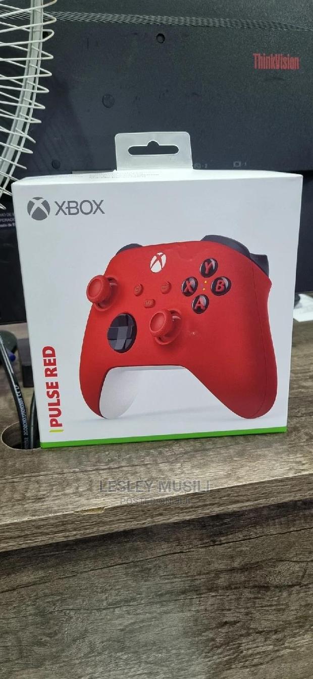 Xbox One Pulse Red Game Pad (New) - main view