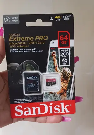 Micro 64gb Extreme Pro 200mbps for Camera