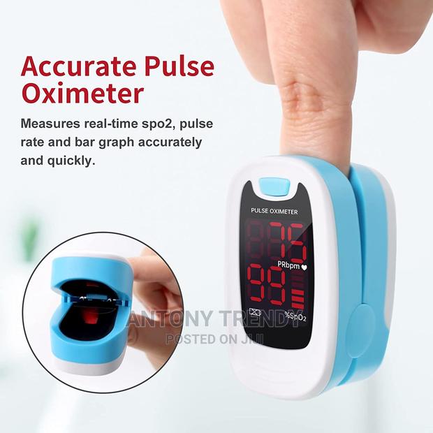 Fingertip Pulse Oximeter Blood Oxygen Meter Spo2 Monitor