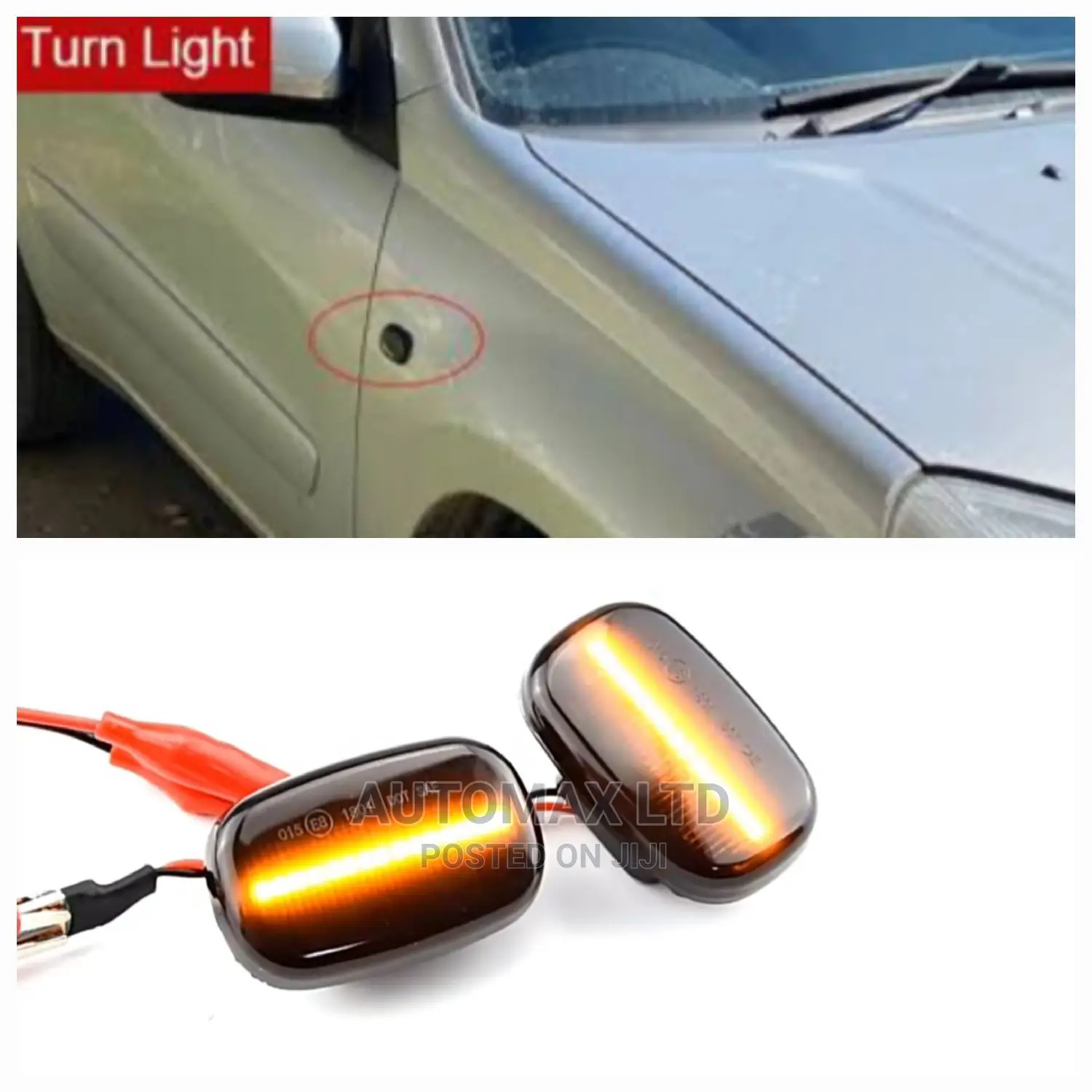 Side Wing Dynamic Directional LED Indicator. For Toyota/Vw
