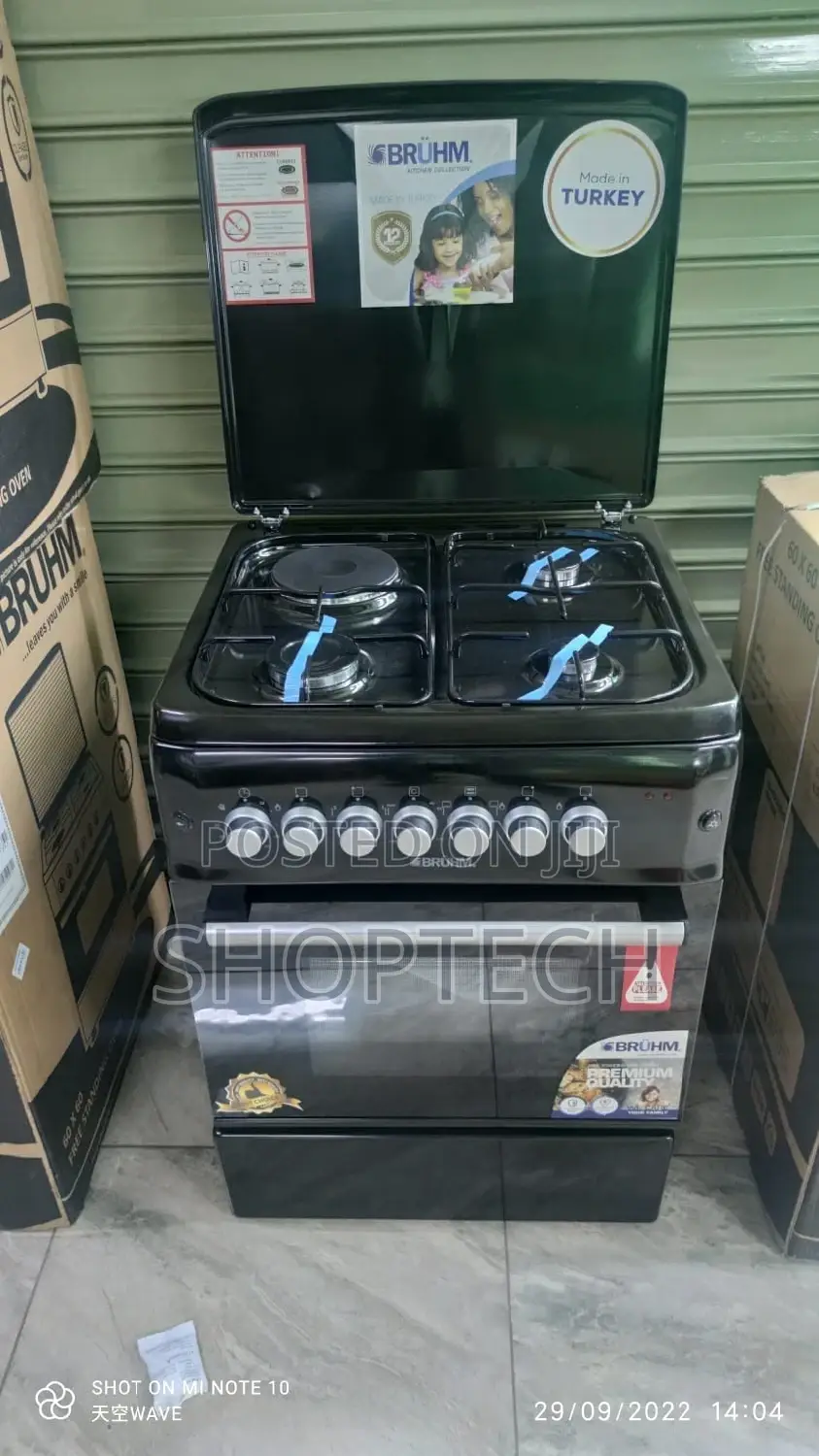 Bruhm 60*60 Cm 3+1 Electric With Electric Oven