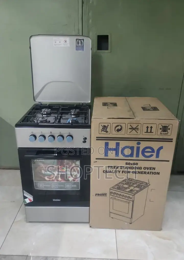 Haier 50by60 Full Gas Cooker(Silver)