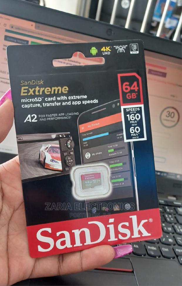 Micro 64gb Extreme 160mbps For Cameras And Phones