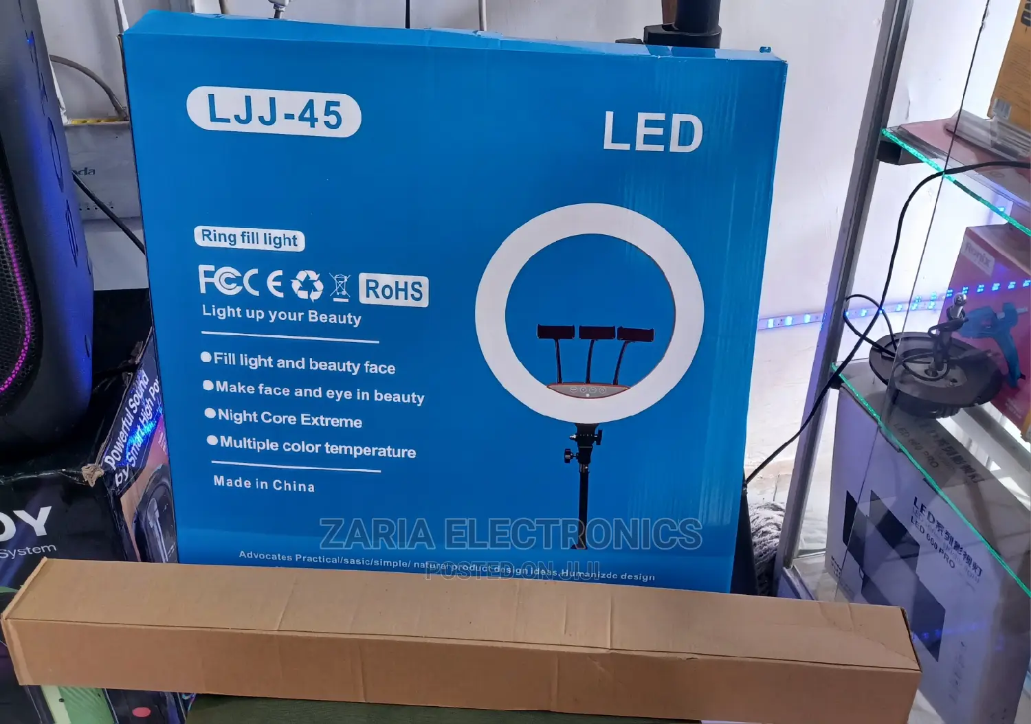 18inches Ringlight With Stand 2m,Remote and Power Adapter