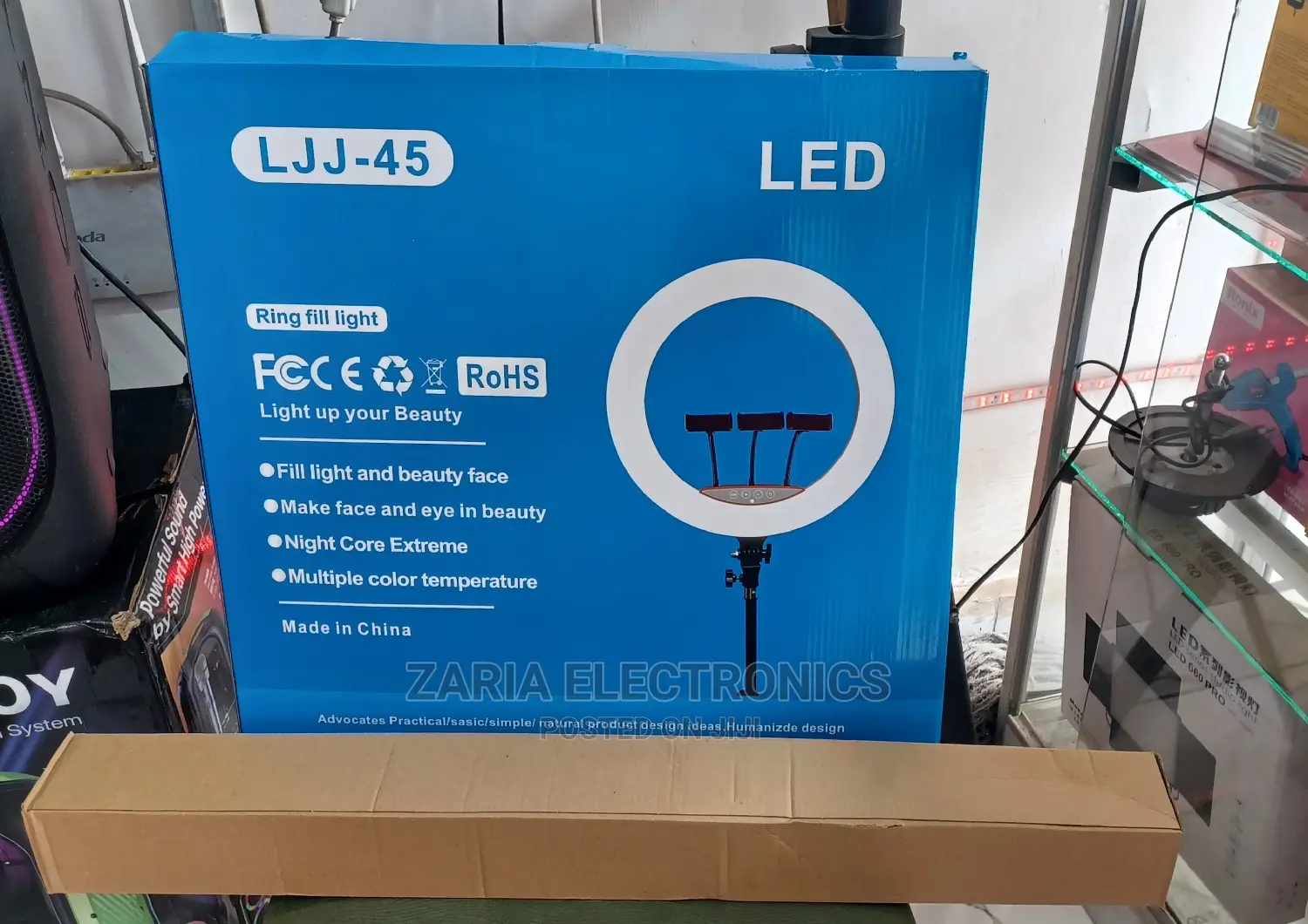 18inches Ringlight With Stand 2m,Remote and Power Adapter