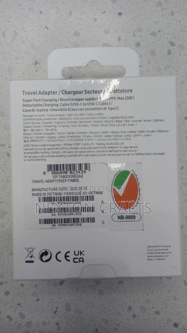 Samsung 25W Adapter Type C to C - thumbnail 3
