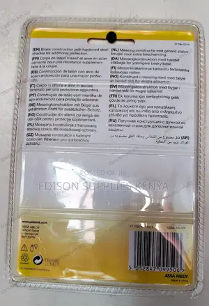 Yale Padlocks - 4 Pack Set Of Brass Padlocks Keyed-alike