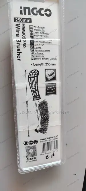 Ingco Wire Brusher 250mm Premium Heavy Duty Wire Brush