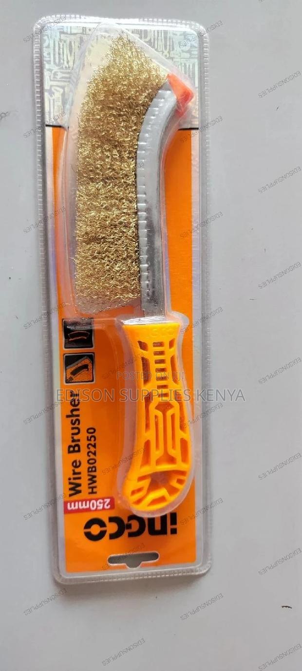 Ingco Wire Brusher 250mm Premium Heavy Duty Wire Brush - thumbnail 3