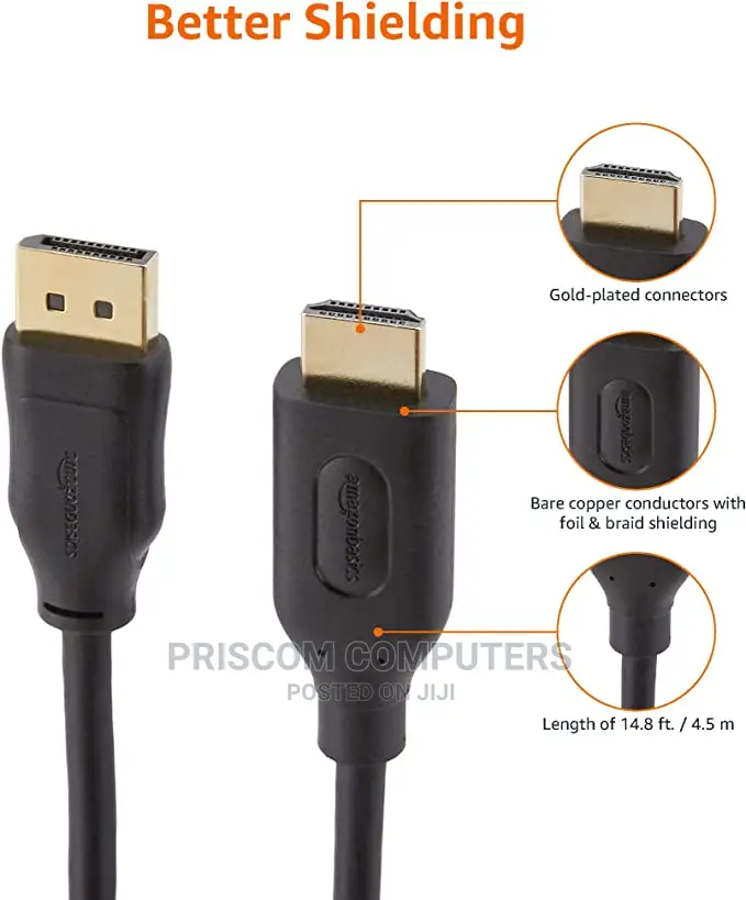 Displayport to HDMI Cable