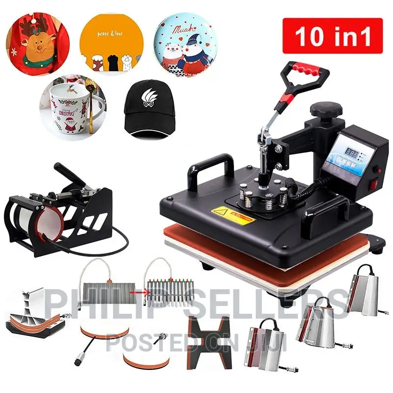 Hot Sale 10 in 1 Combo Heat Press Machine for Pen Mug Plate