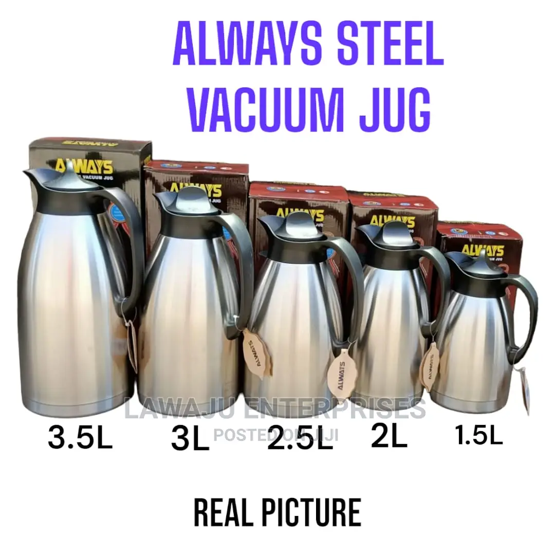 Always Steel Vaccum Jug Thermos Flask - 1.5L