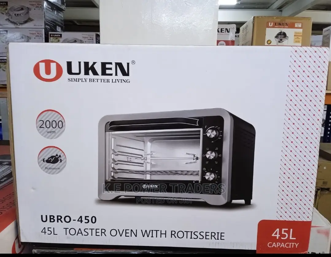 45 Litre Electric Toaster Oven With Rotisserie