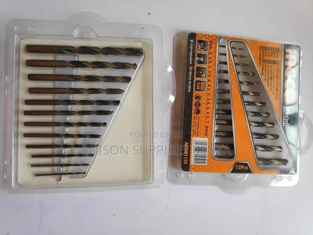 Ingco HSS Metal Drill Bits 12pc Set Steel Drill Bit AKDB1125