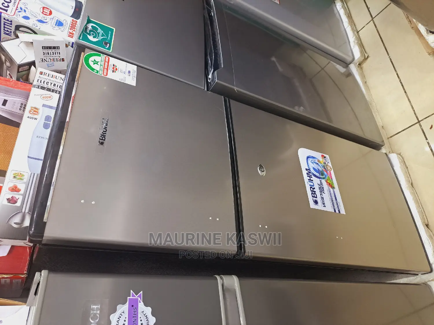 Bruhm BRD-140 Double Door Fridge