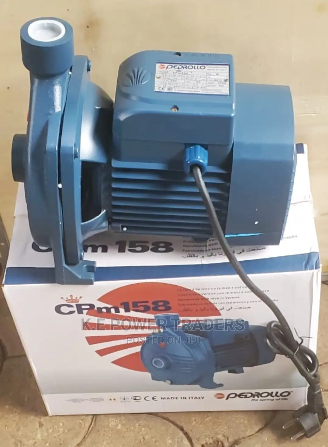 Italy Technology Pedrollo 1hp Booster Water Pump