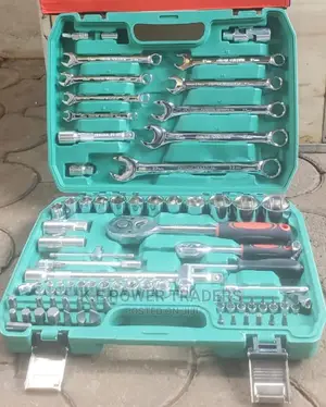 Cased Wrench Socket Spanner Set 82 Pieces