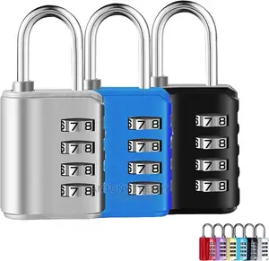 4 Digit Resettable Code Combination Lock Portable