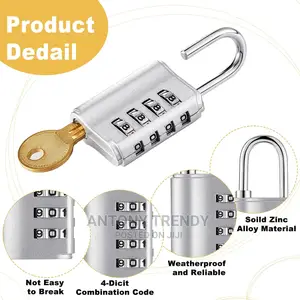 4 Digits Number Password Code Lock