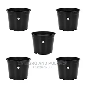 Plastic 120mm(12cm) Planting Pots 10 PCS