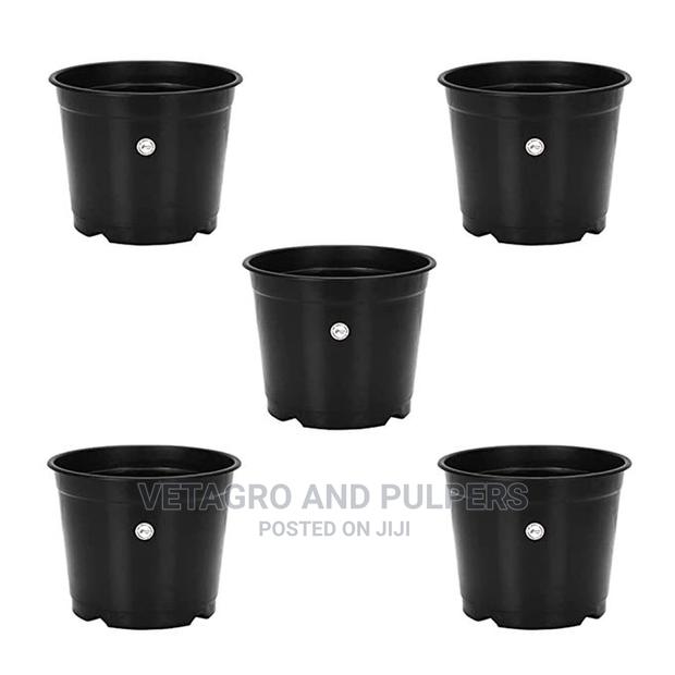 Plastic 120mm(12cm) Planting Pots 10 PCS