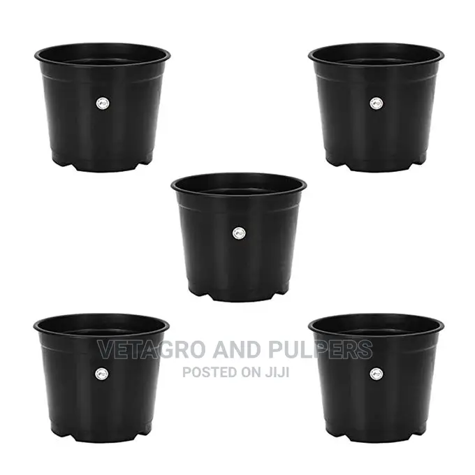 Plastic 120mm(12cm) Planting Pots 10 PCS