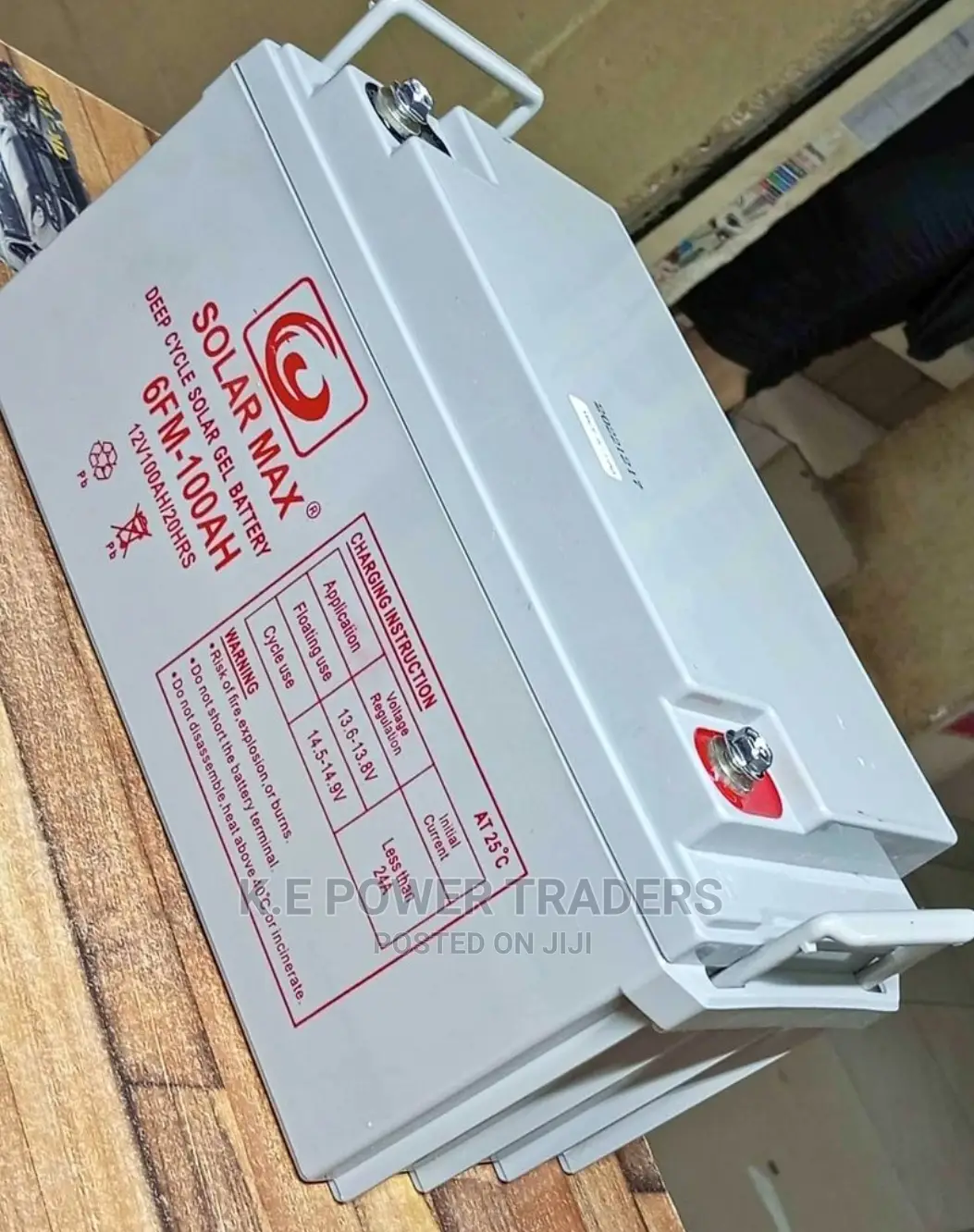Deep Cycle Solar Gel 100ah Battery