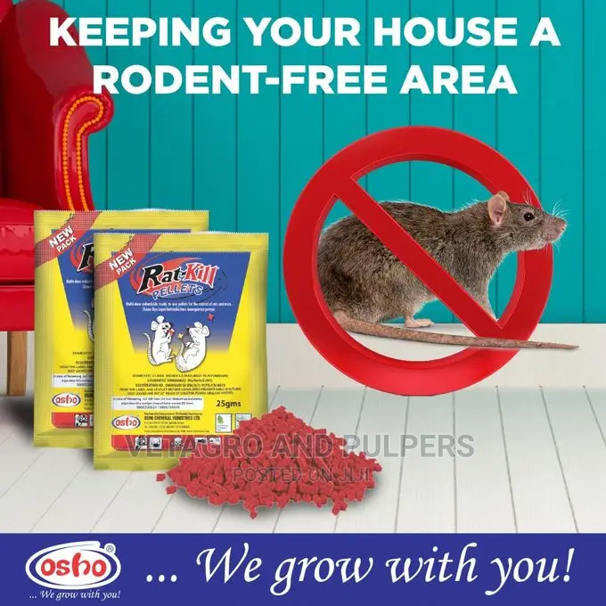 5 Rat Kill Pellets No Odors Drying Rodenticide