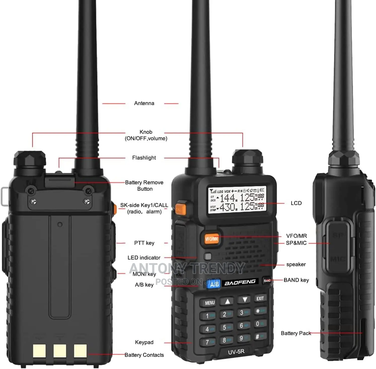 Baofeng Radio UV-5R 8W Handheld\Baofeng Walkie Talkie UV 5R