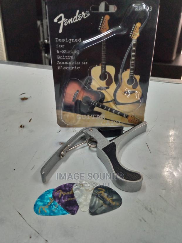 Fender Guitar Capo and Guitar Picks - main view