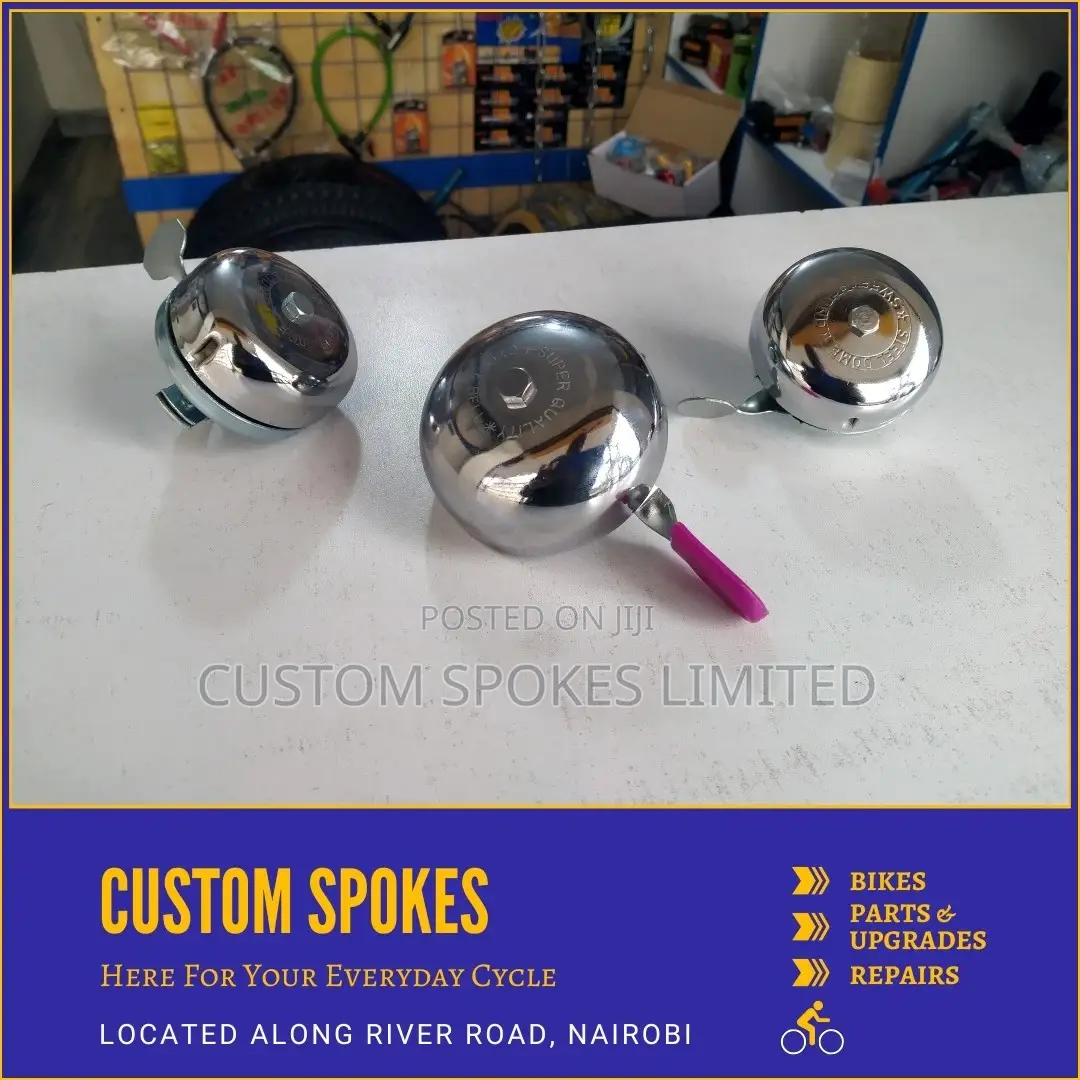 Fully Metallic Loud Black Mamba Bicycle Bells