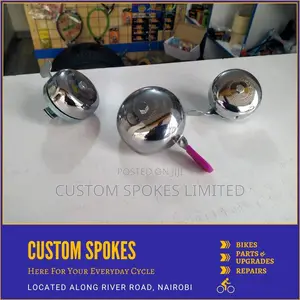 Fully Metallic Loud Black Mamba Bicycle Bells