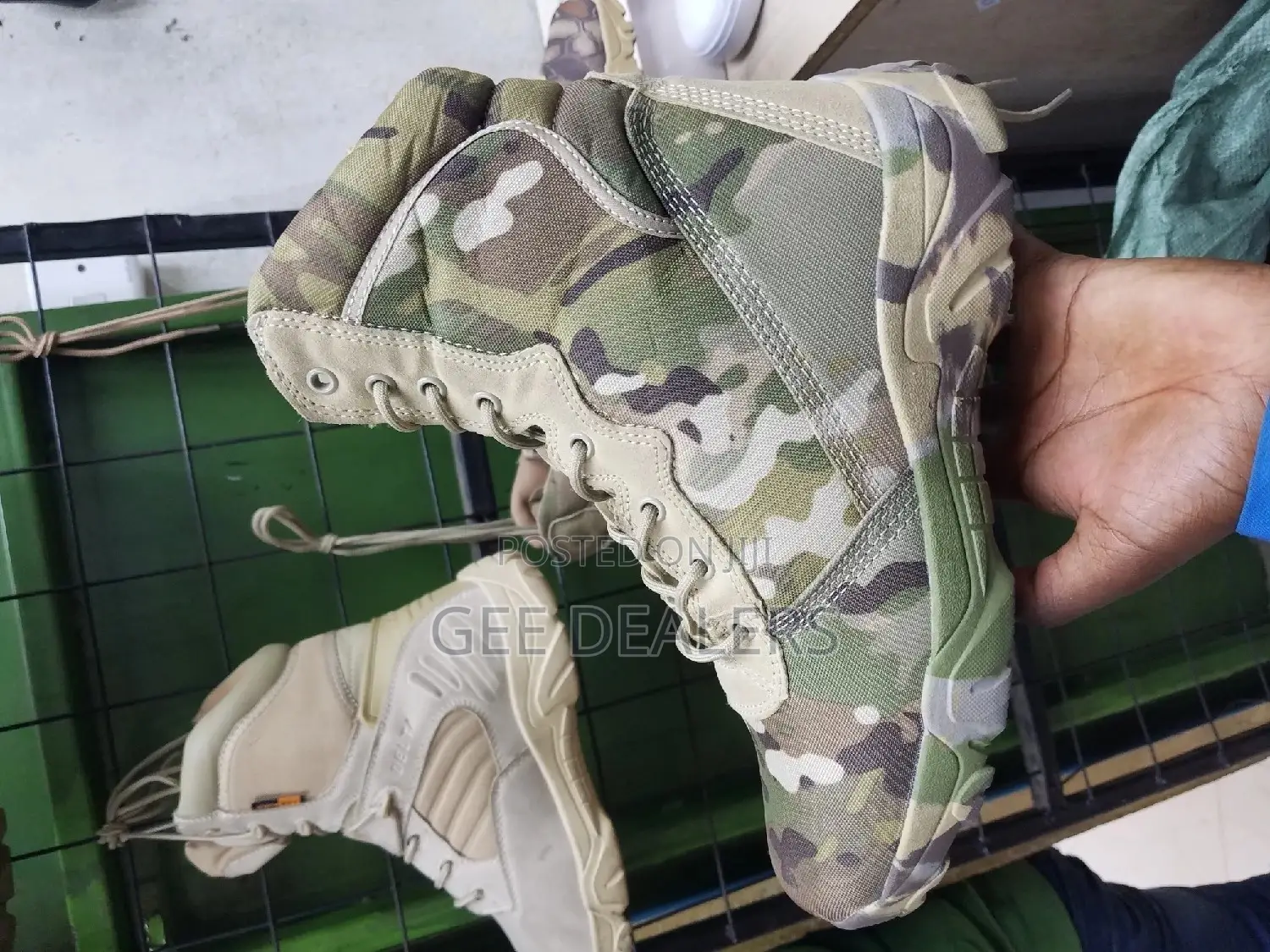 Unisex Camouflage Delta Military Tactical Boots