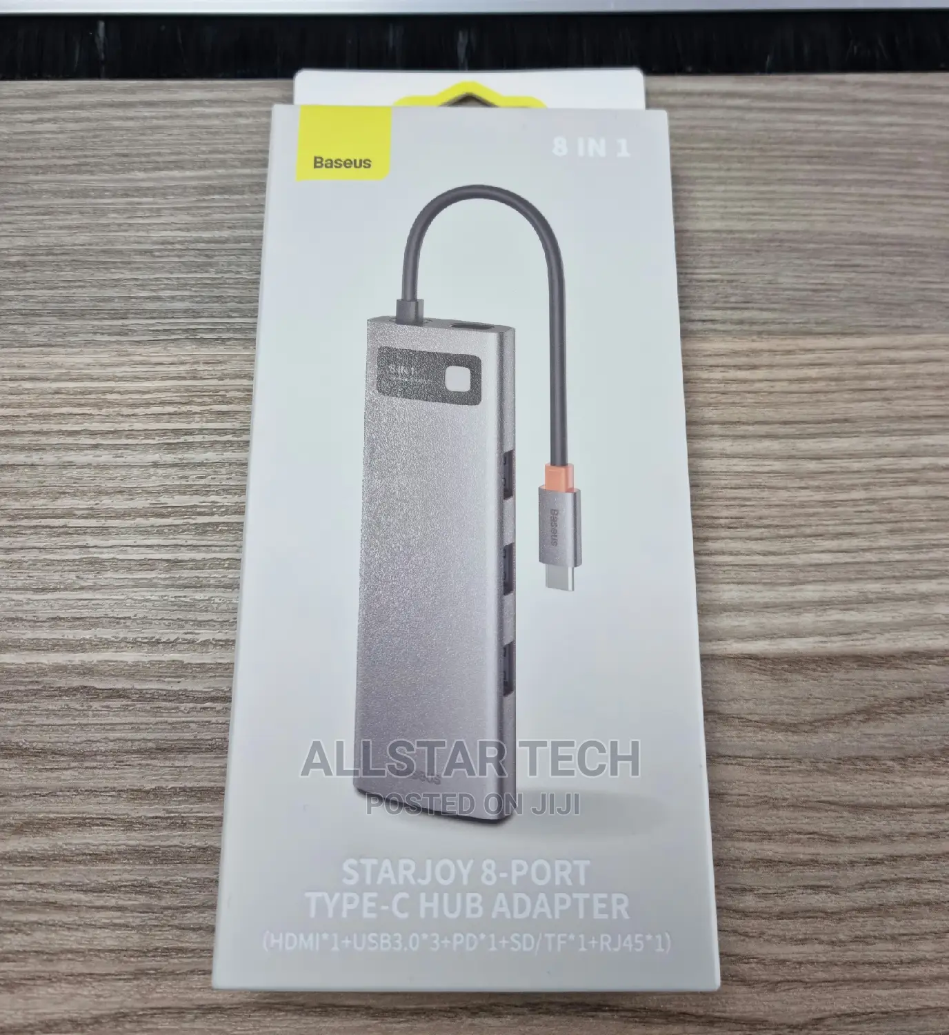 Baseus Starjoy 8-port Type-c Hub Adapter 8 IN 1.