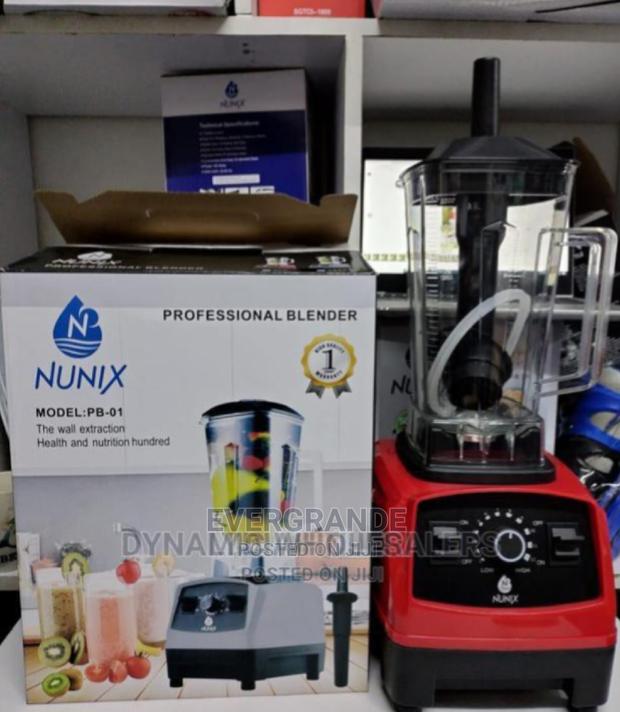 Nunix Commercial Blender Heavy Duty 1500 Watts.