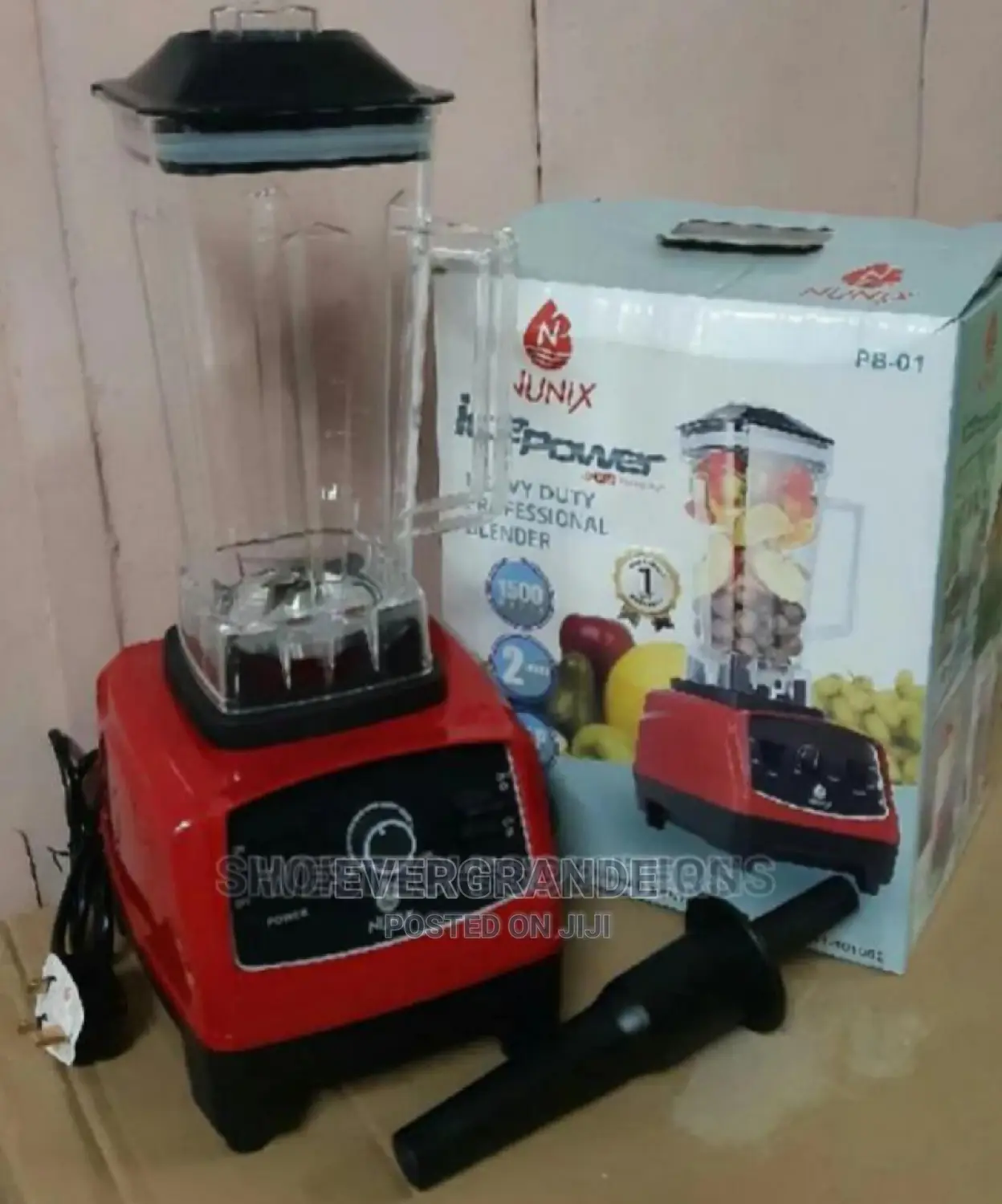 Heavy Duty Nunix Commercial Blender 1500 Watts Warranty