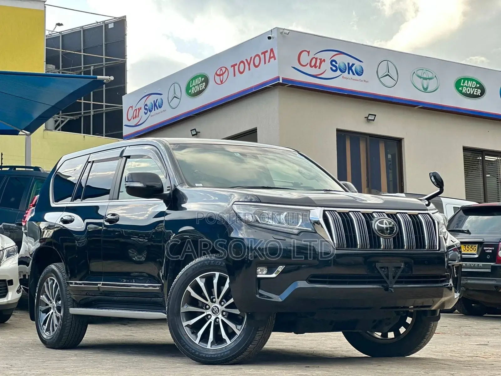 Toyota Land Cruiser Prado 2018 Matt Black