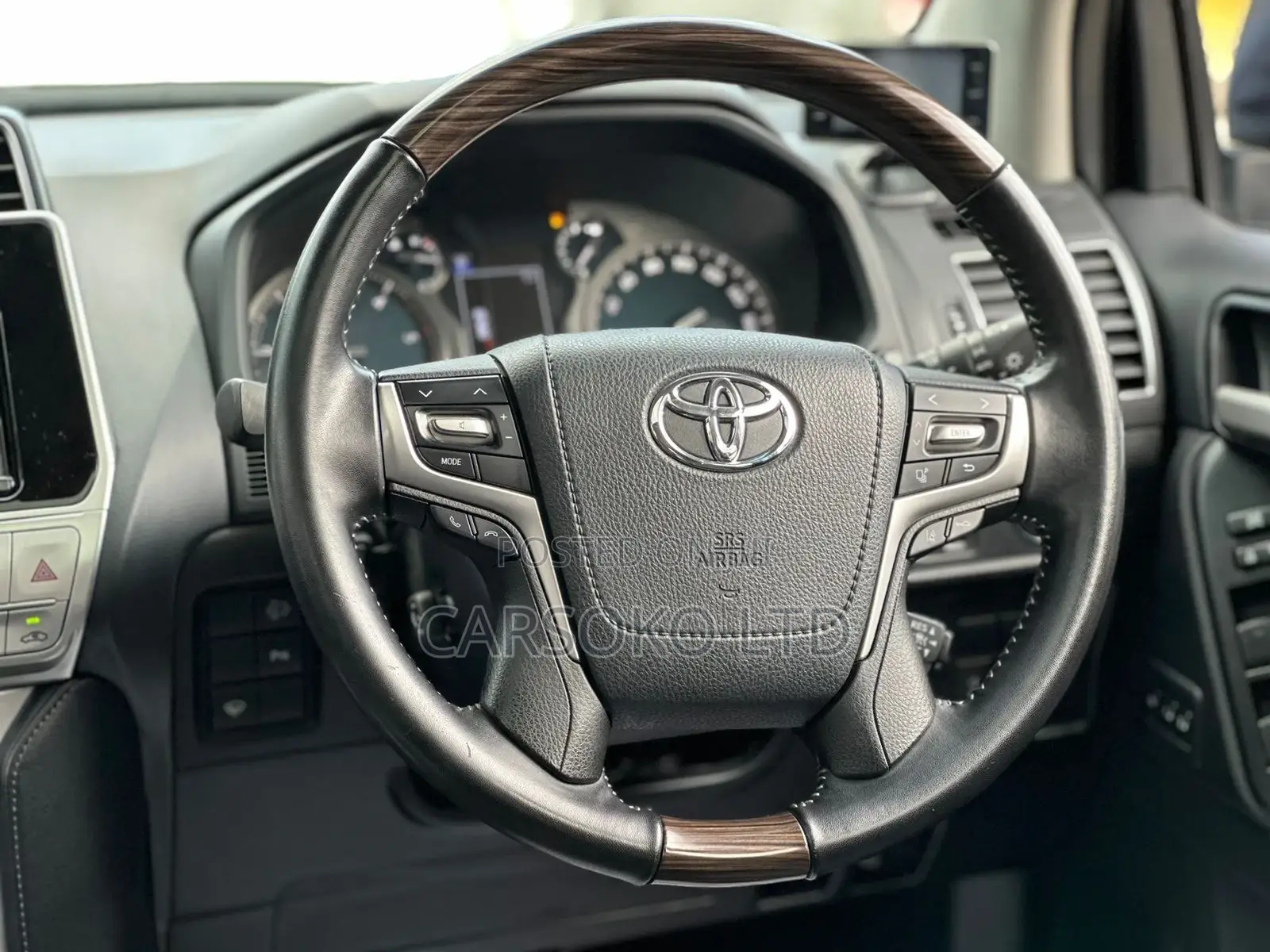 Toyota Land Cruiser Prado 2018 Matt Black