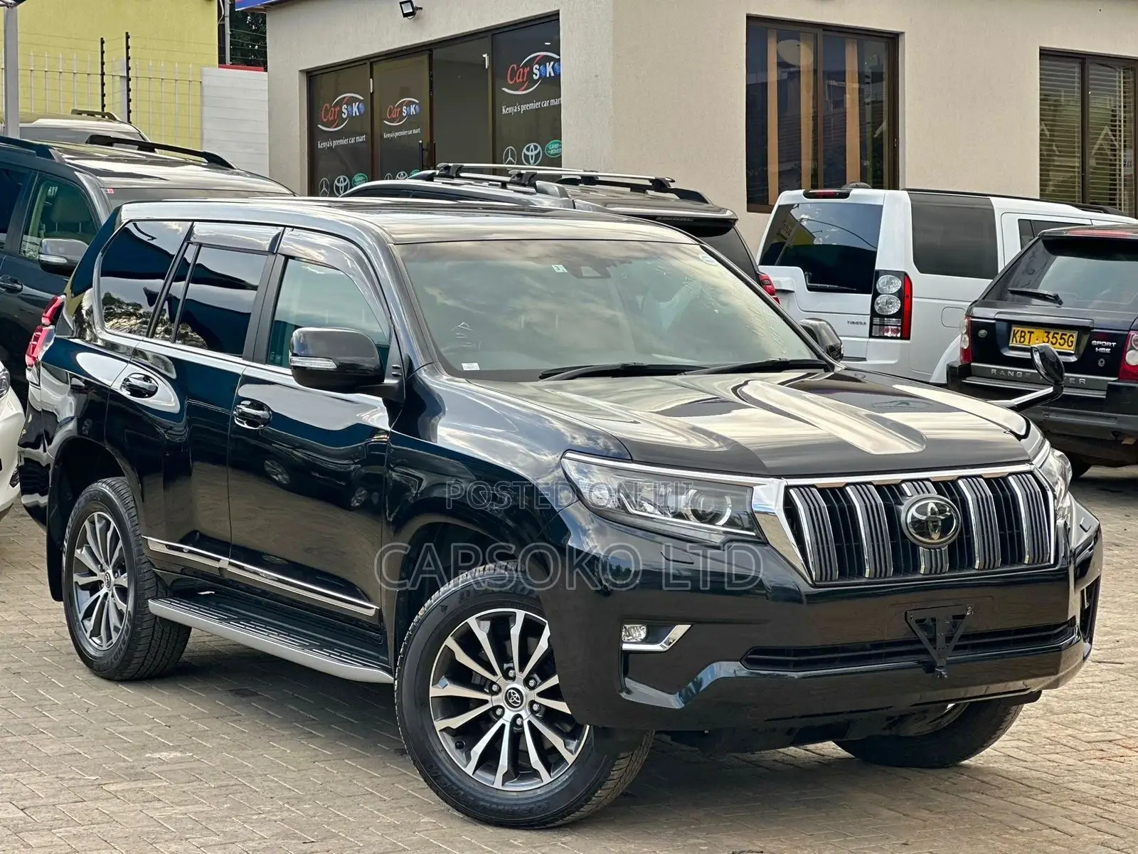 Toyota Land Cruiser Prado 2018 Matt Black