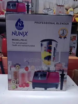 Nunix 2LITRES STRONG Commercial Blender -6 BLADES