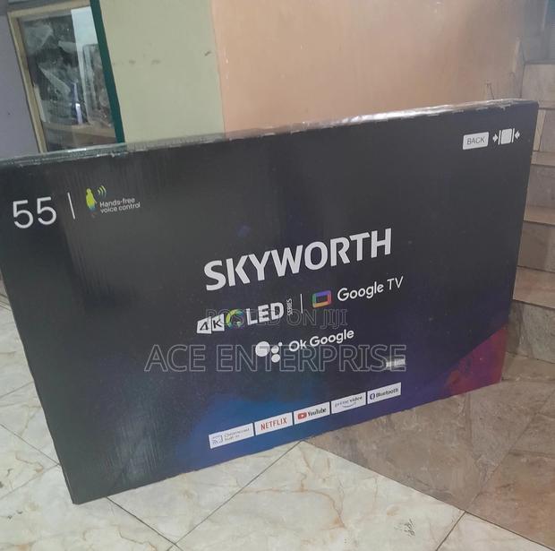 Skyworth 55′′ Google Powered Frameless Smart Tv - main view