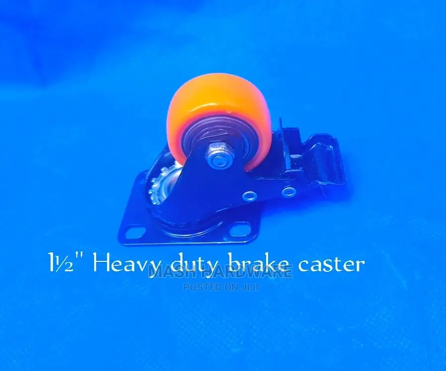 Heavy Duty 11/2"Caster Wheel With Brakes
