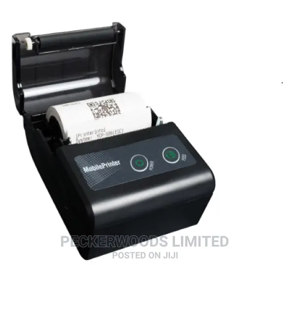 Generic Mini Portable Printer Black In Color