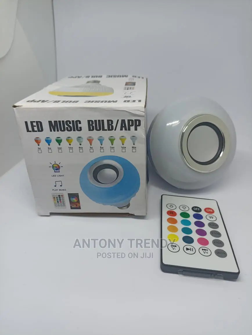 LED Light Bulb With Bluetooth Speaker