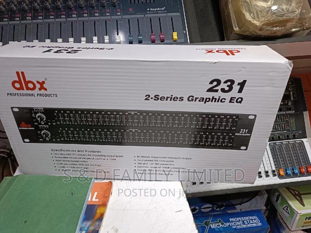 DBX 231 Dual Channel Equalizer - main view