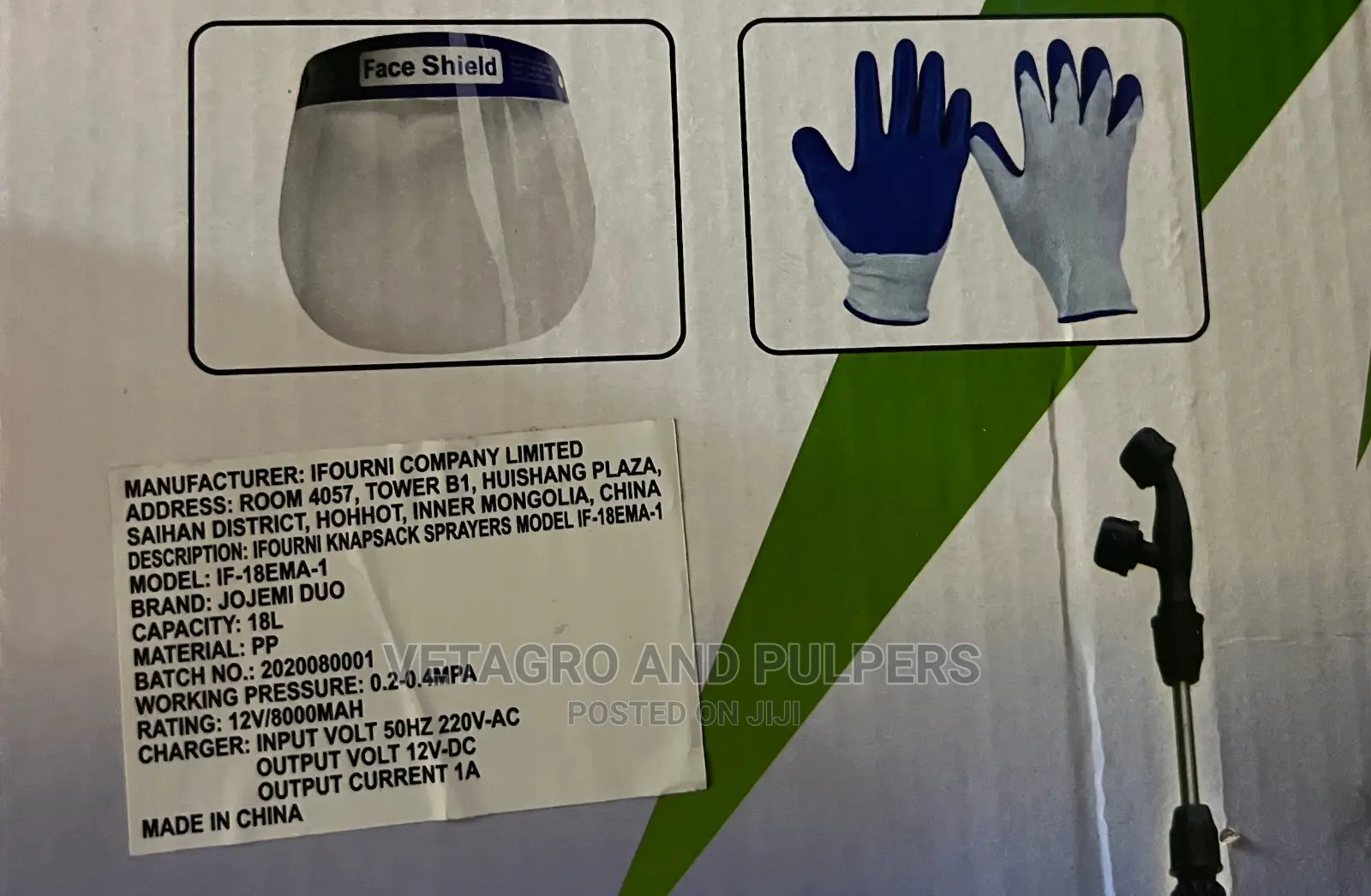 Manual Electric Duo-Charge Sprayer 18ltrs