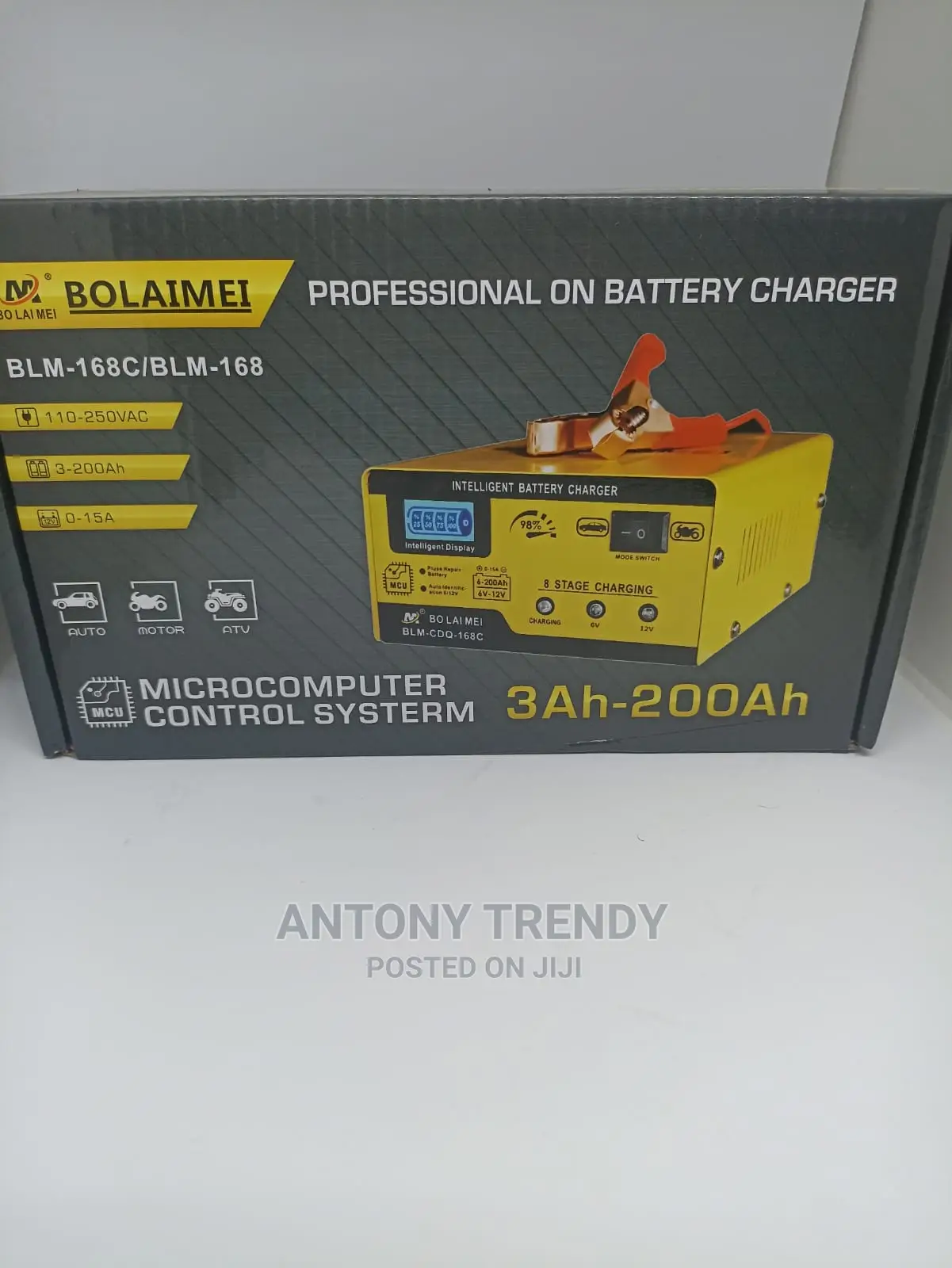BOLAIMEI BLM-168 12v/24v Car Battery Charger
